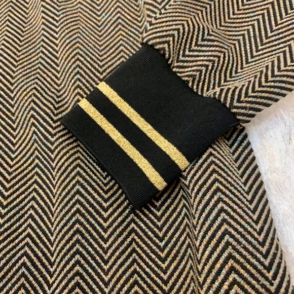 Imperial Black and Gold Sweater Dress - Picture 3 of 4